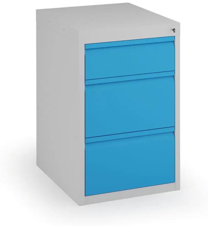 Podstavný dielenský box na náradie KOVONA, 3 zásuvky, 800 x 480 x 610 mm