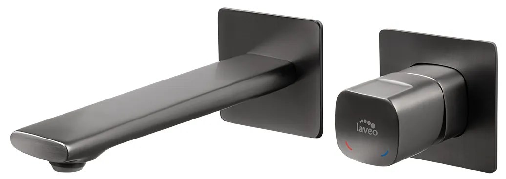 Laveo Tores, umývadlová batéria pod omietku, grafitová, LAV-BVT_922P