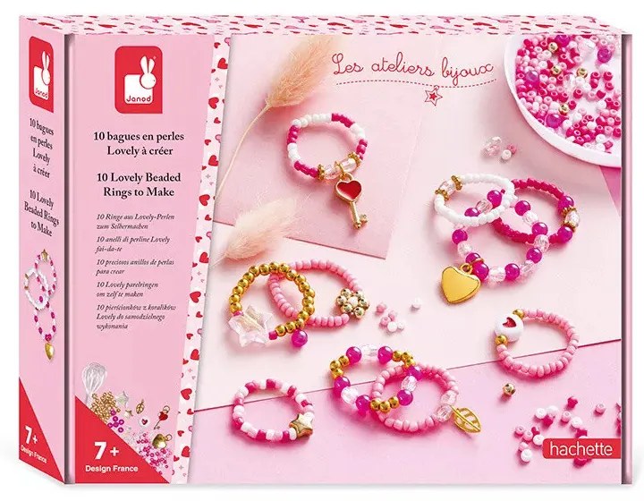 Detský ateliér - šperkárska dielňa - korálikové prstienky