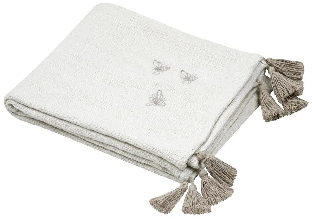 Bavlnená deka Včielky - 125x150 cm