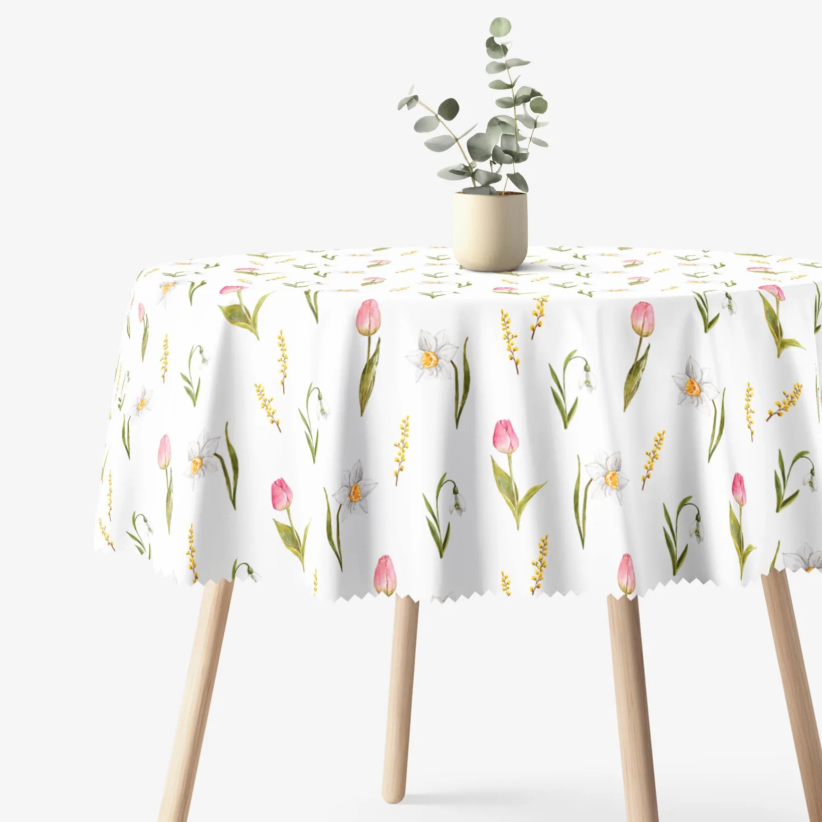 Goldea okrúhly teflónový obrus - dotyk jari Ø 100 cm Goldea okrúhly teflónový obrus - dotyk jari Ø 100 cm