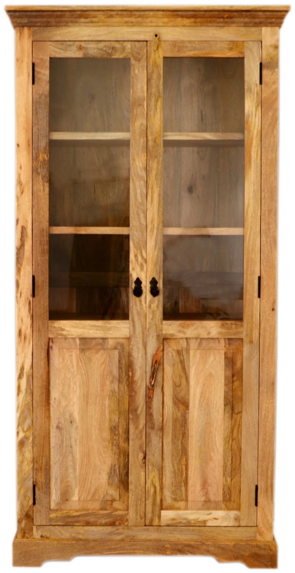 furniture-nabytek.cz - Drevená vitrína z masívu mango 100x200x45