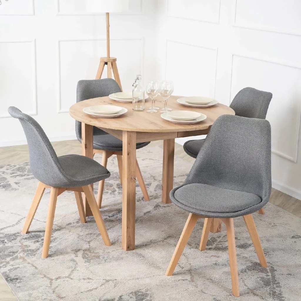 PROXIMA.store - Čalúnená jedálenska stolička NEVEL FARBA: sivá