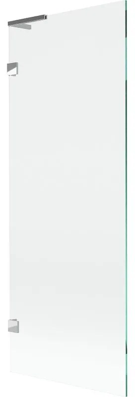 Mexen, Mexen Lunar L 1-krídlová vaňová zástena 70 x 150 cm, transparentná, chróm - 897L-070-000-01-00