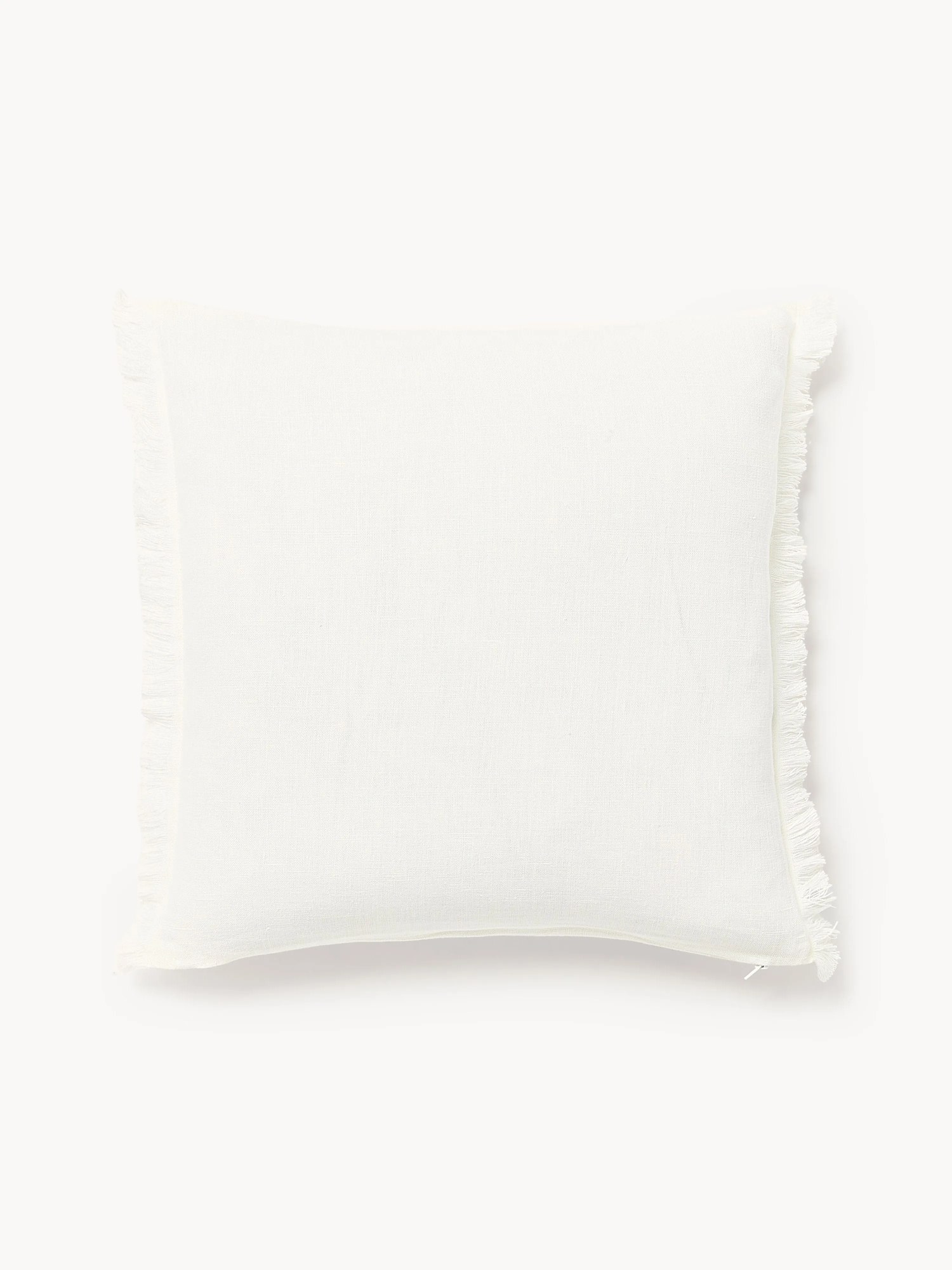 Ľanový poťah na vankúš so strapcami Luana