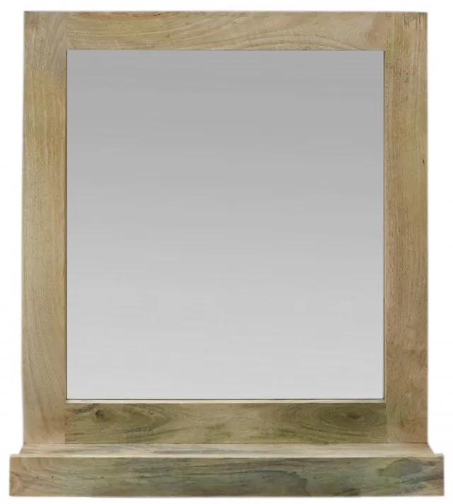 Zrkadlo Hina 70x80 indický masív mango Mango natural