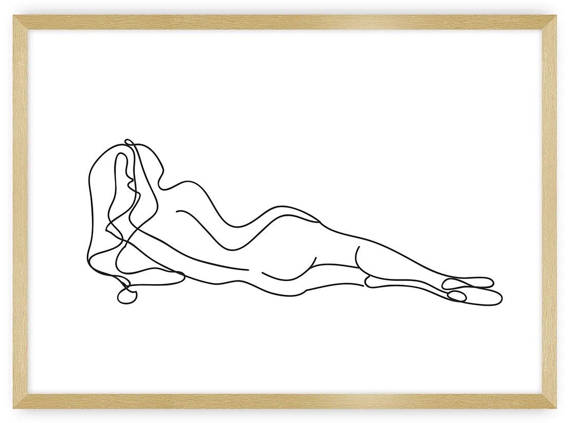 Plagát Figure Line III