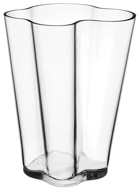 Váza Alvar Aalto 270mm, číra