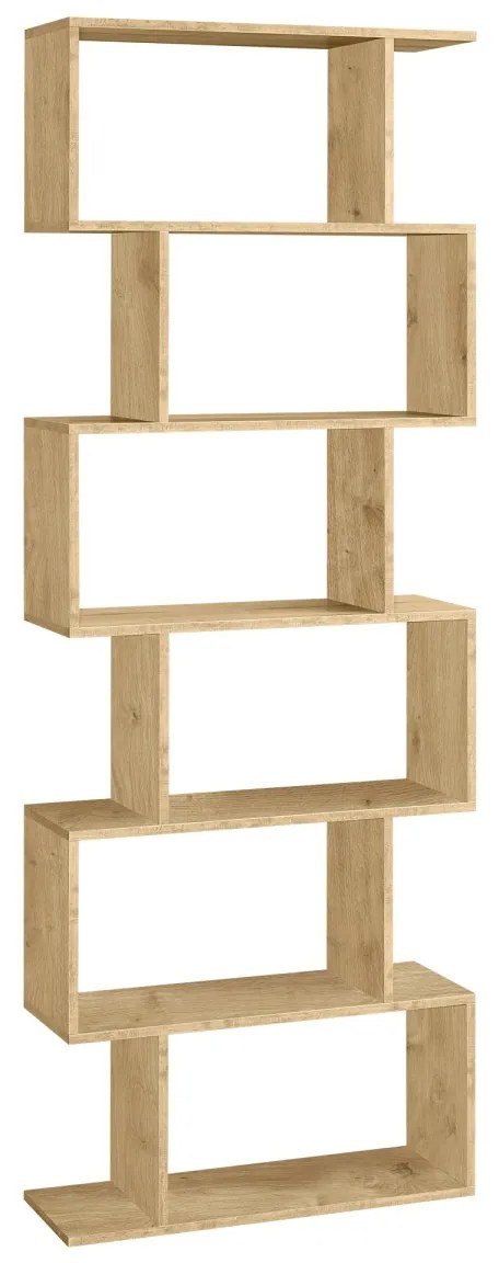 Knižnica TAYLOR ARTISAN 6 políc, 70x190 cm