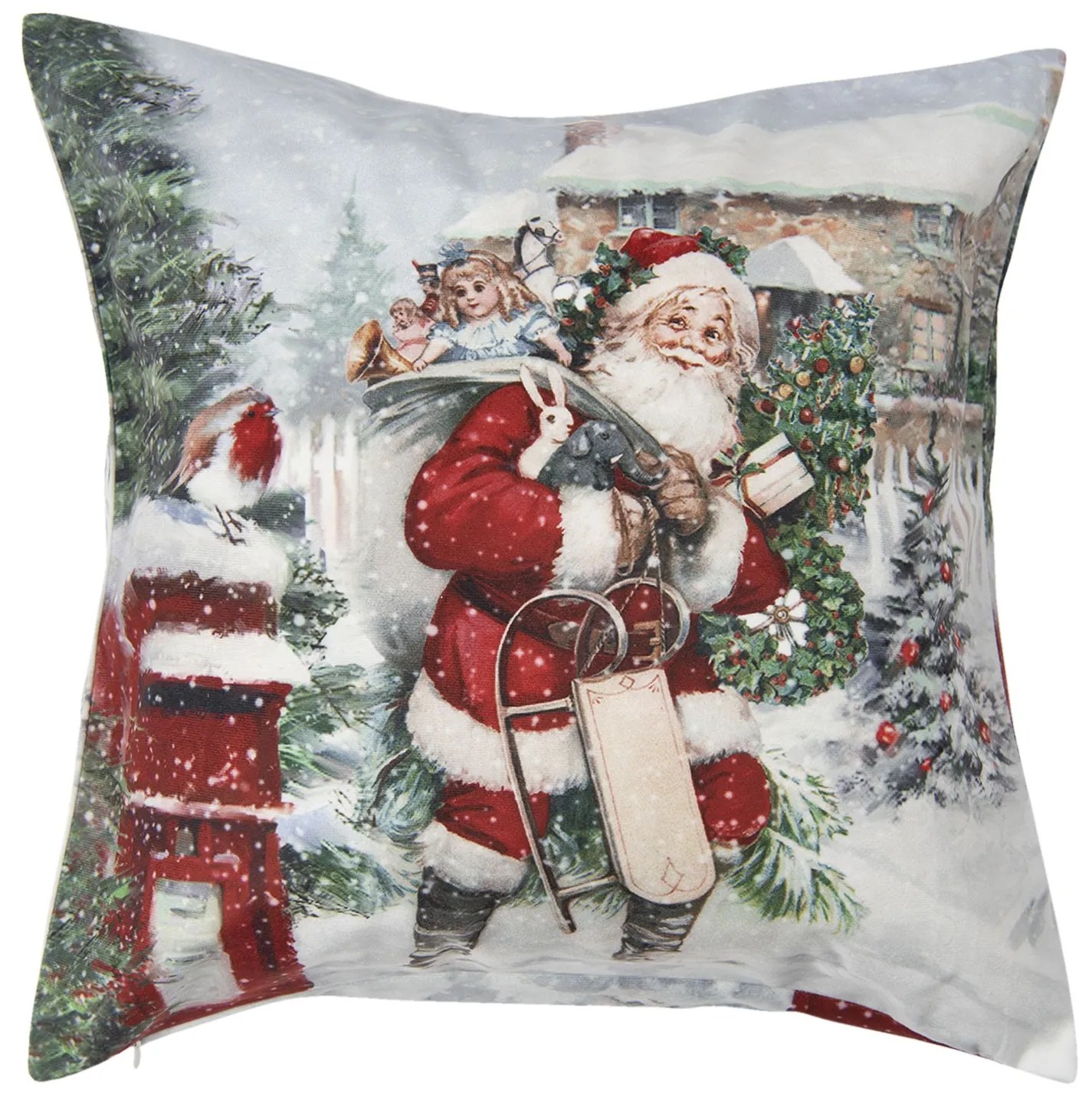 Obliečka na vankúš Santa - 45*45 cm Obliečka na vankúš Santa - 45*45 cm