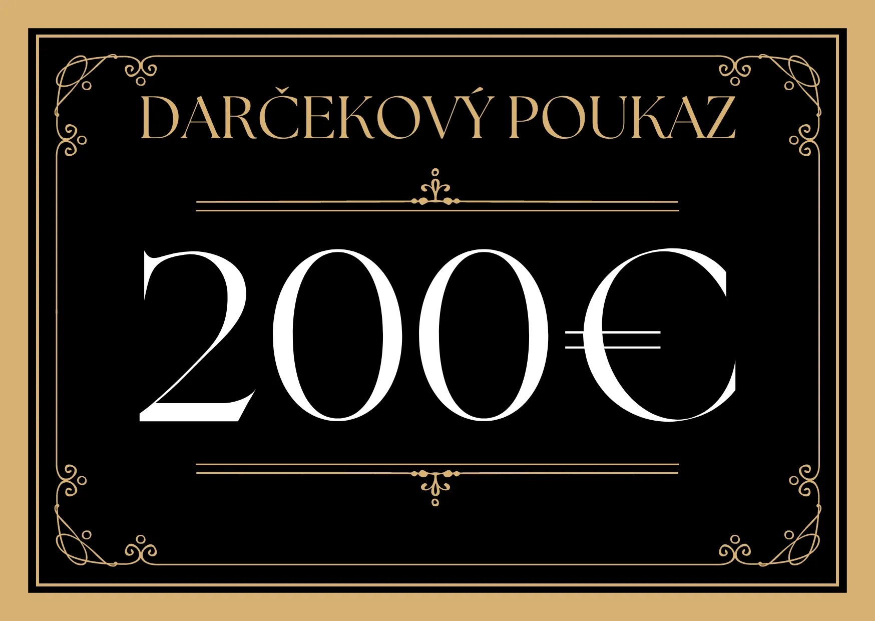 Dekorstudio Darčekový poukaz v hodnote 200€