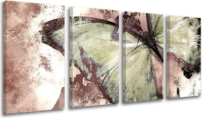 Obraz na stenu 4 dielny ABSTRAKT AB093E41