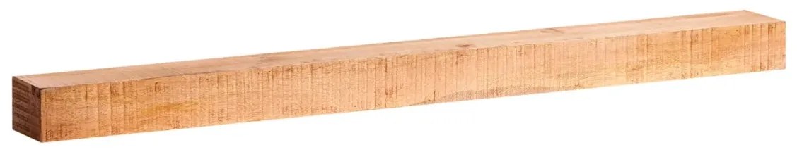 furniture-nabytek.cz - Masívna nástenná polica Amberley z mangového dreva, lakovaná, hnedá – 160 cm