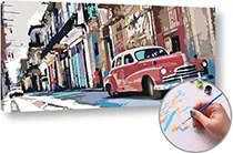 Maľovanie podľa čísel ŽIVOT V MESTE – nízka náročnosť