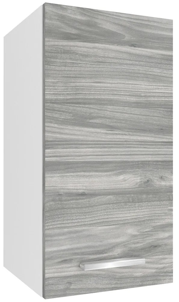 Kuchynská skrinka Belini horná 30 cm šedý antracit Glamour Wood TOR SG30/1/WT/GW1/0/E