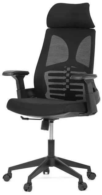 BONTEC Kancelárska stolička, hojdací mechanizmus, čierna sieťovina, KA-S247 BK Farba: Čierna