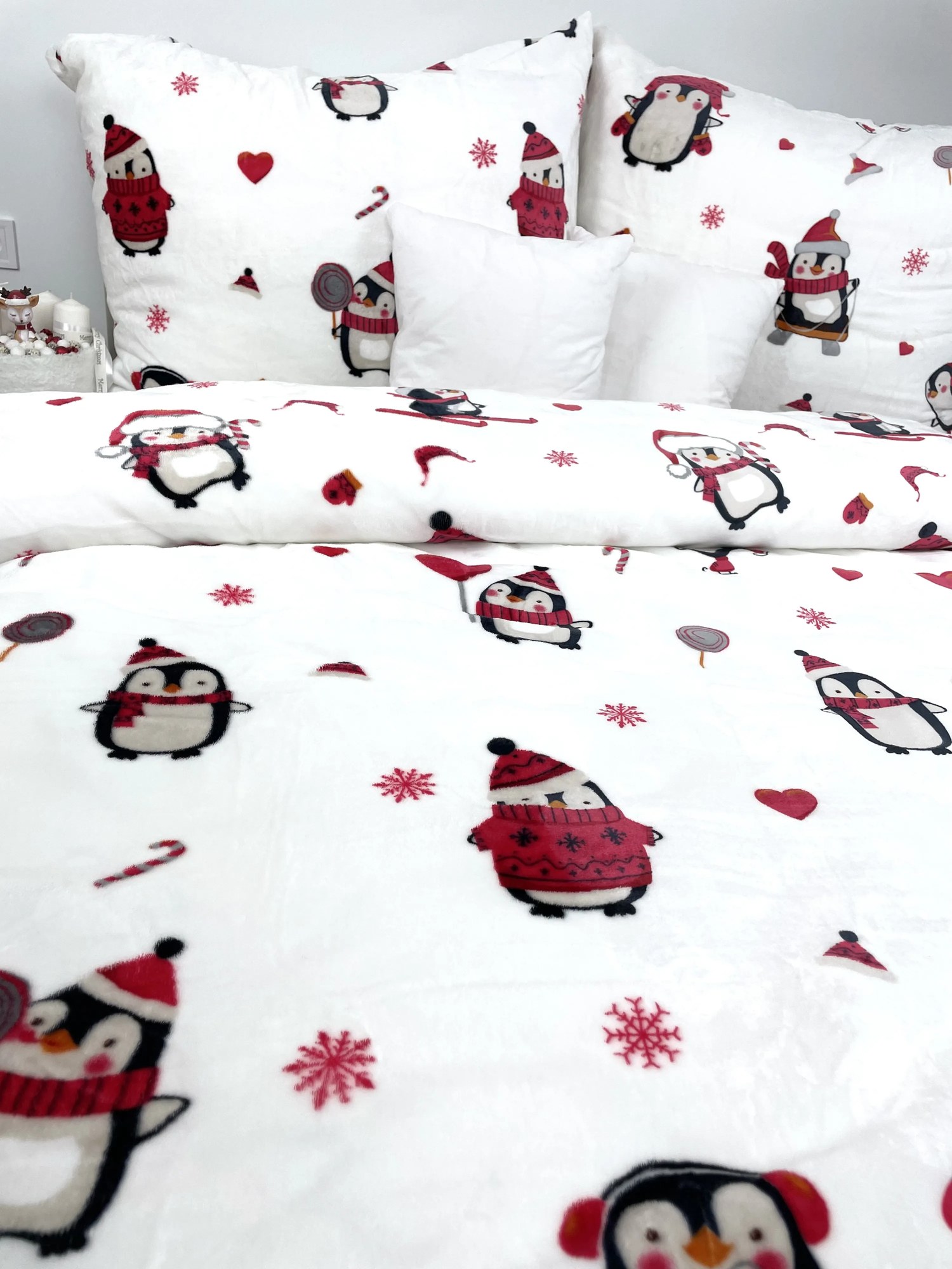 Posteľná obliečka Mikroplyš Penguin 140x200/70x90 cm | INTERMEDIC SK