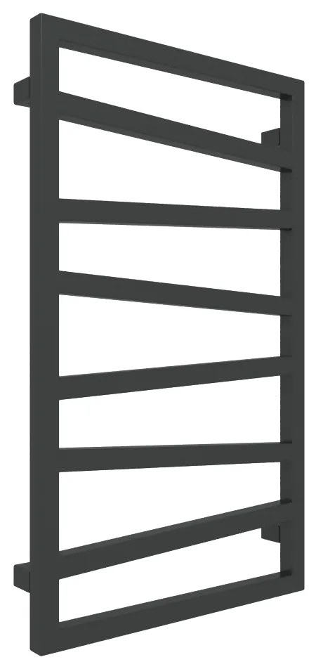 Terma24 Zigzag 835x500 vodný/elektrický radiátor RAL 9005 MATT pololesk SX