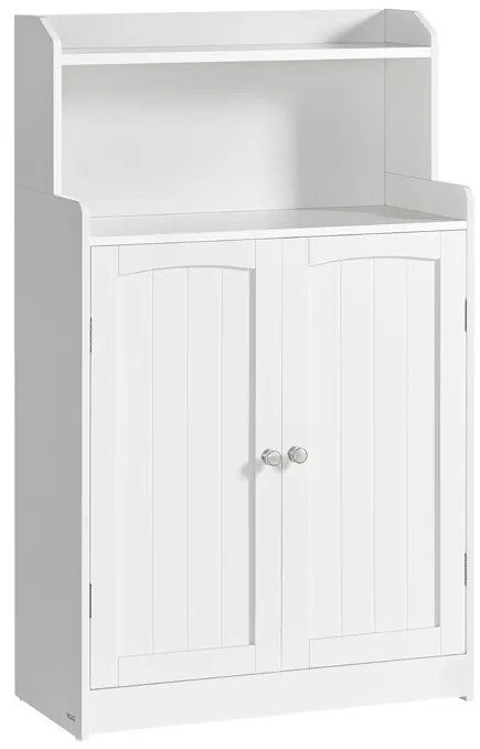 Autronic BONTEC Kúpeľňová skrinka 60x30x100cm, mdf, biela, AUK-E1177 WT Farba: Biela