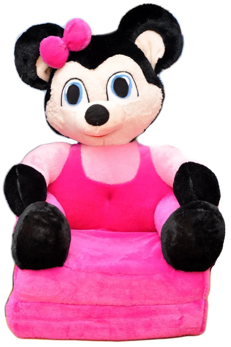 Detské plyšové rozkladacie kresielko MINNIE 2