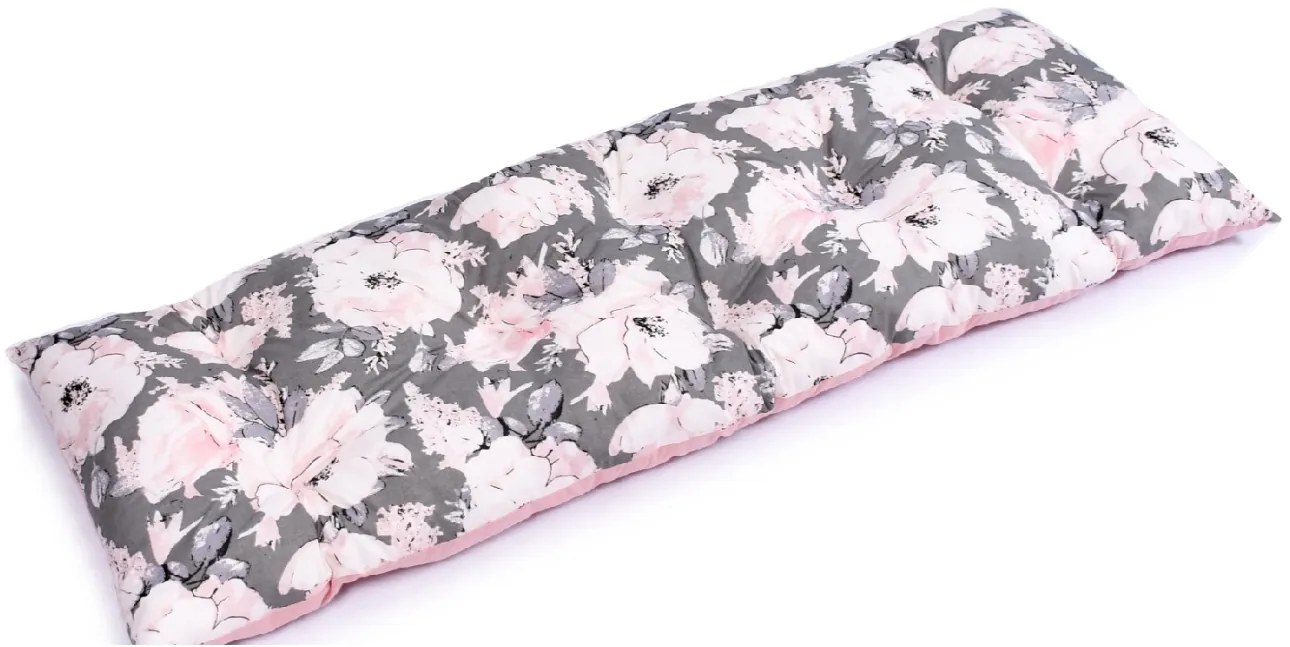 Podsedák na lavičku 120x40 cm - tmavé pivonky