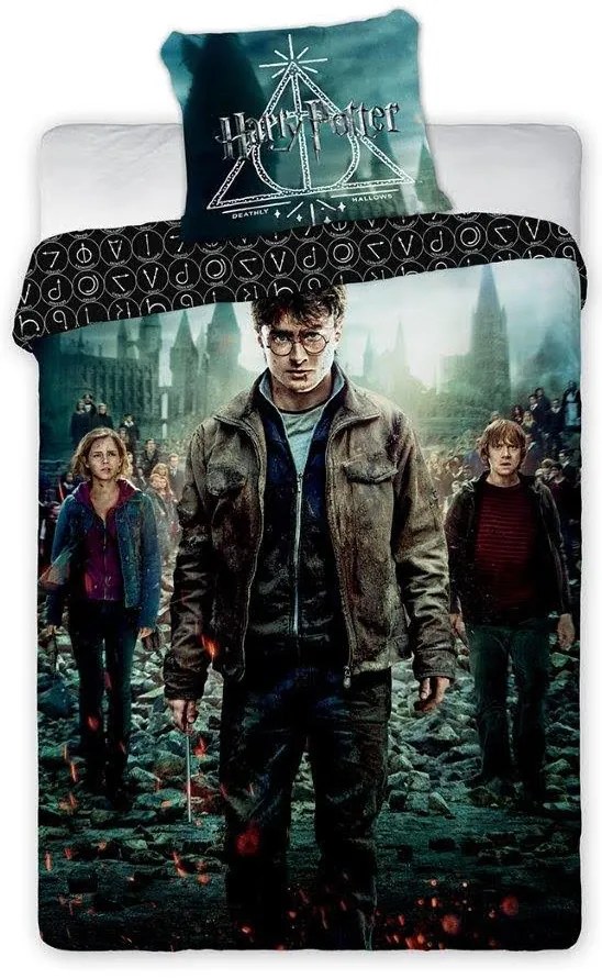 INTERMEDIC SK Posteľná obliečka Harry Potter 140x200/70x90 cm