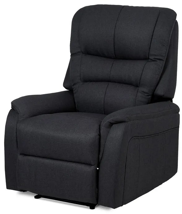 BONTEC Polohovacie kreslo, hnedá, látka vintage, TV-5053 COF3 Farba: Šedá