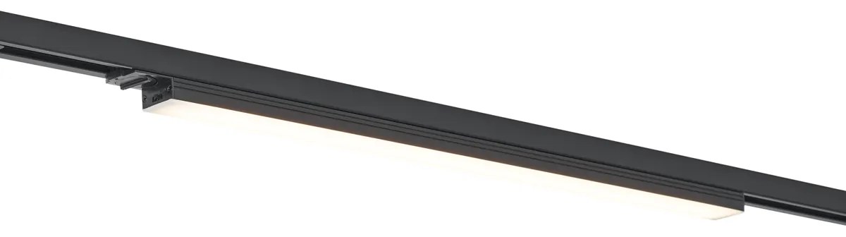 Moderné čierne stropné svietidlo pre 1-fázový koľajnicový systém 15W 1180 lm 2700-3800K - Iconic Tsiri