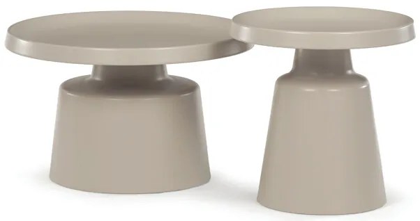 Autronic BONTEC Konferenčný stolík 69x69x43cm, kov CT-F4114 CSM Farba: Béžová