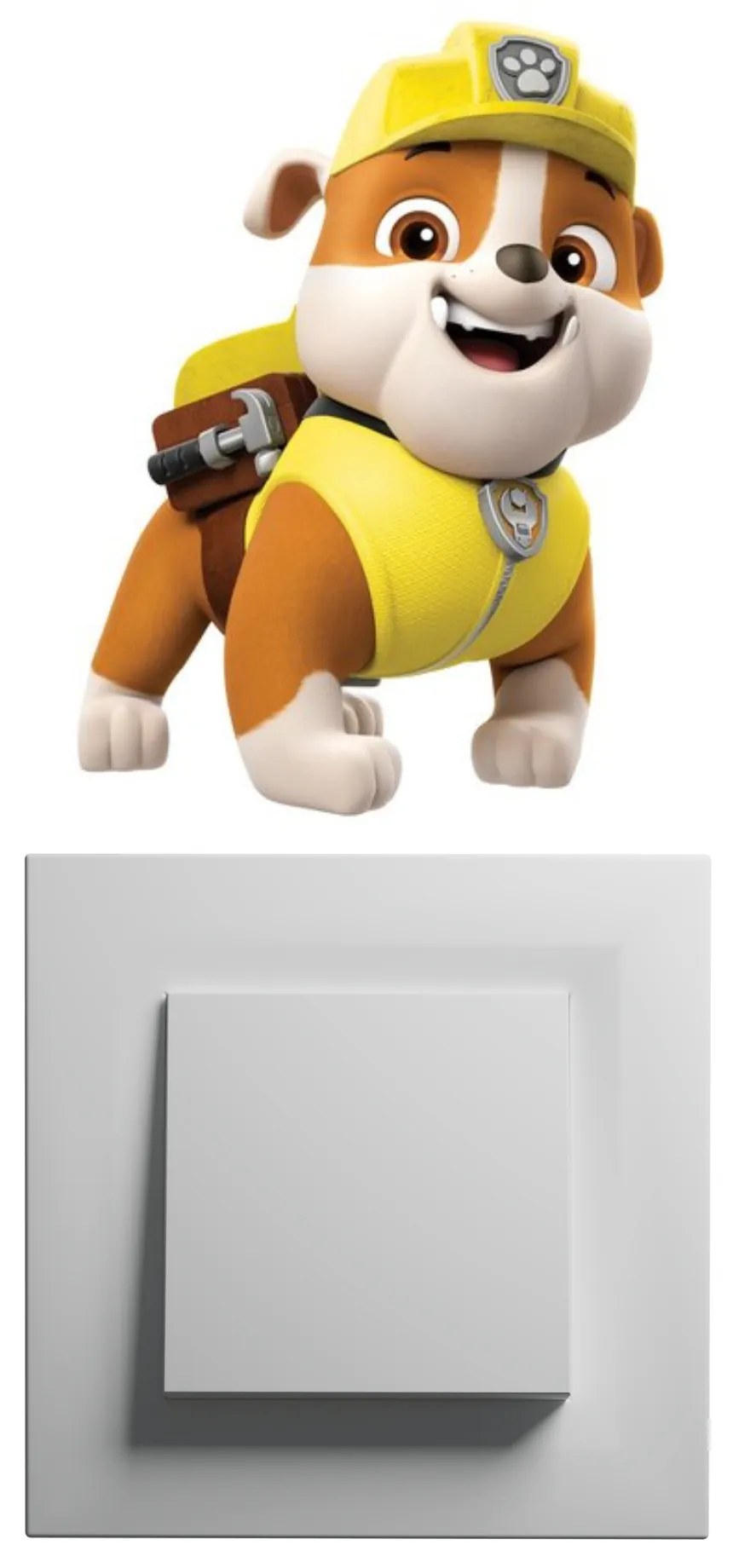 PIPPER. Samolepka nad vypínač „PAW Patrol - Rubble
