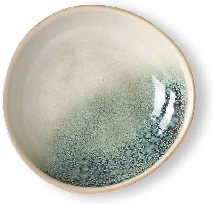 2ks mlhová zelená větší miska /talíř 70s mist - Ø 22*5cm