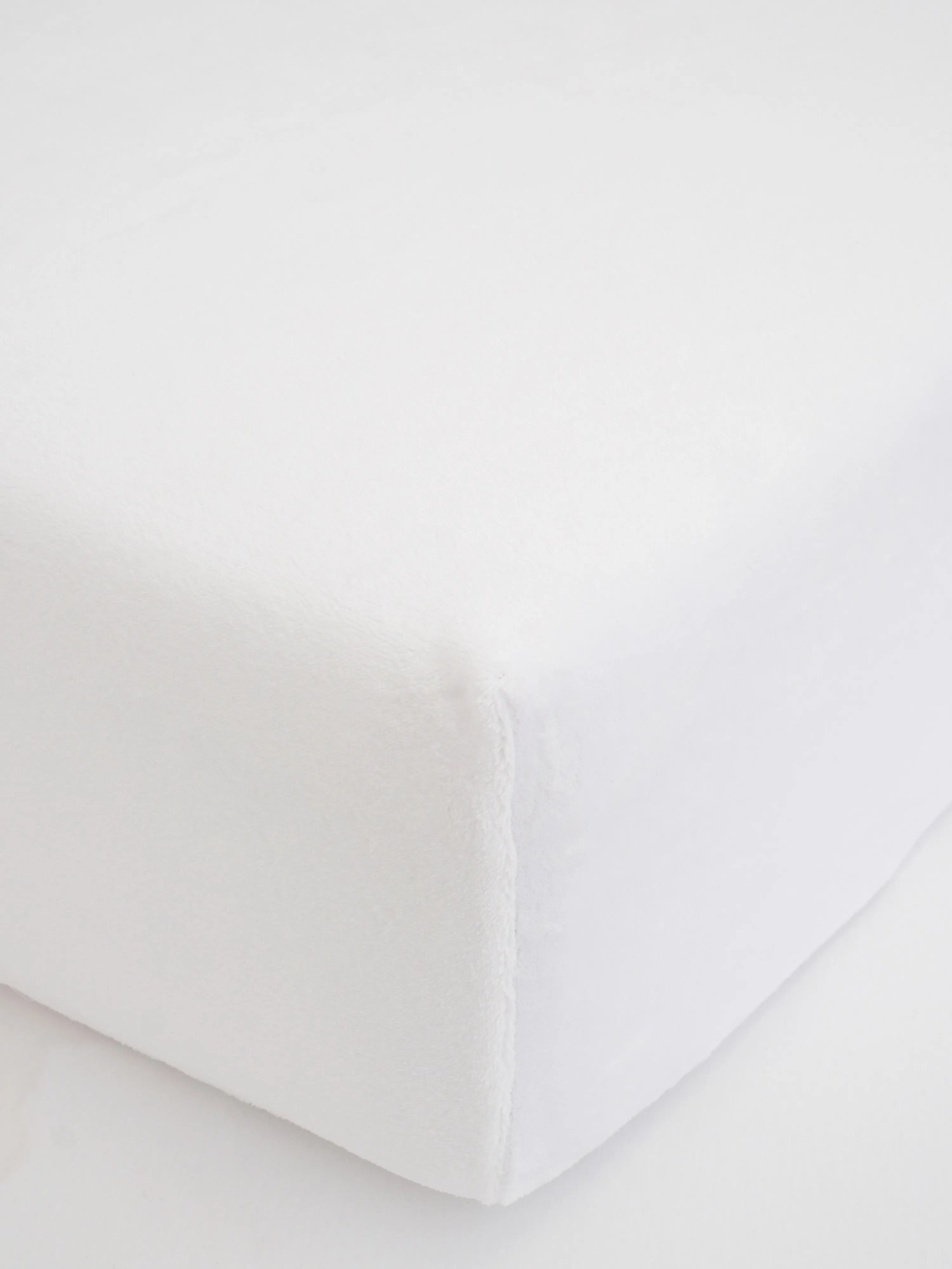 Plachta mikroplyš Deluxe do postieľky 70 x 140 cm - biele
