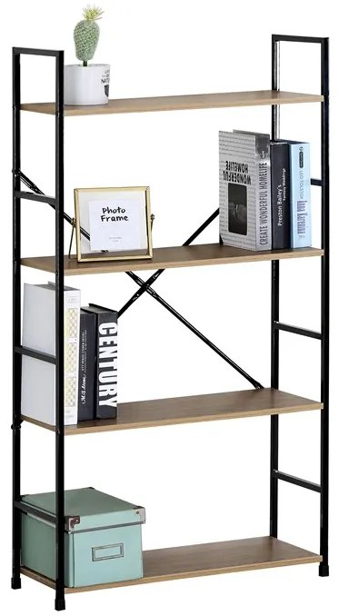 Autronic BONTEC Regál, mdf, hnedá, GD-224 OAK Farba: Hnedá