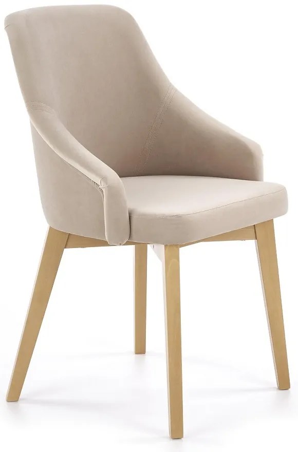 Jedálenská stolička Toledo II, béžová / dub