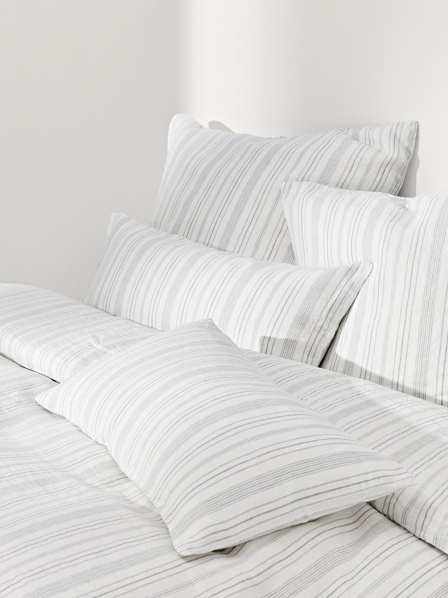 Ľanová obliečka na paplón's vypraným vzhľadom Telma