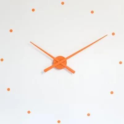 Hodiny na stenu Nomon OJ oranžové 80cm