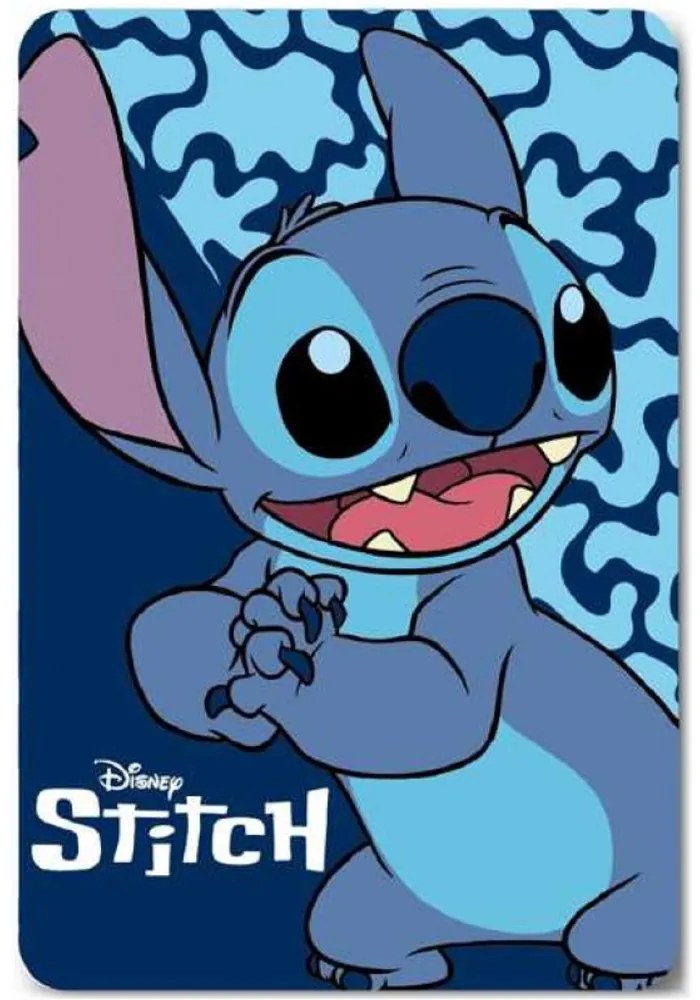 Chlapčenská flísová deka Lilo & Stitch - 100 x 140 cm