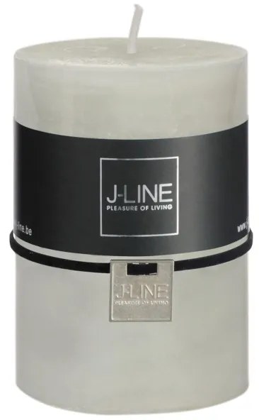 Zelená nevonná sviečka M valec - Ø 7 * 10 cm / 48H