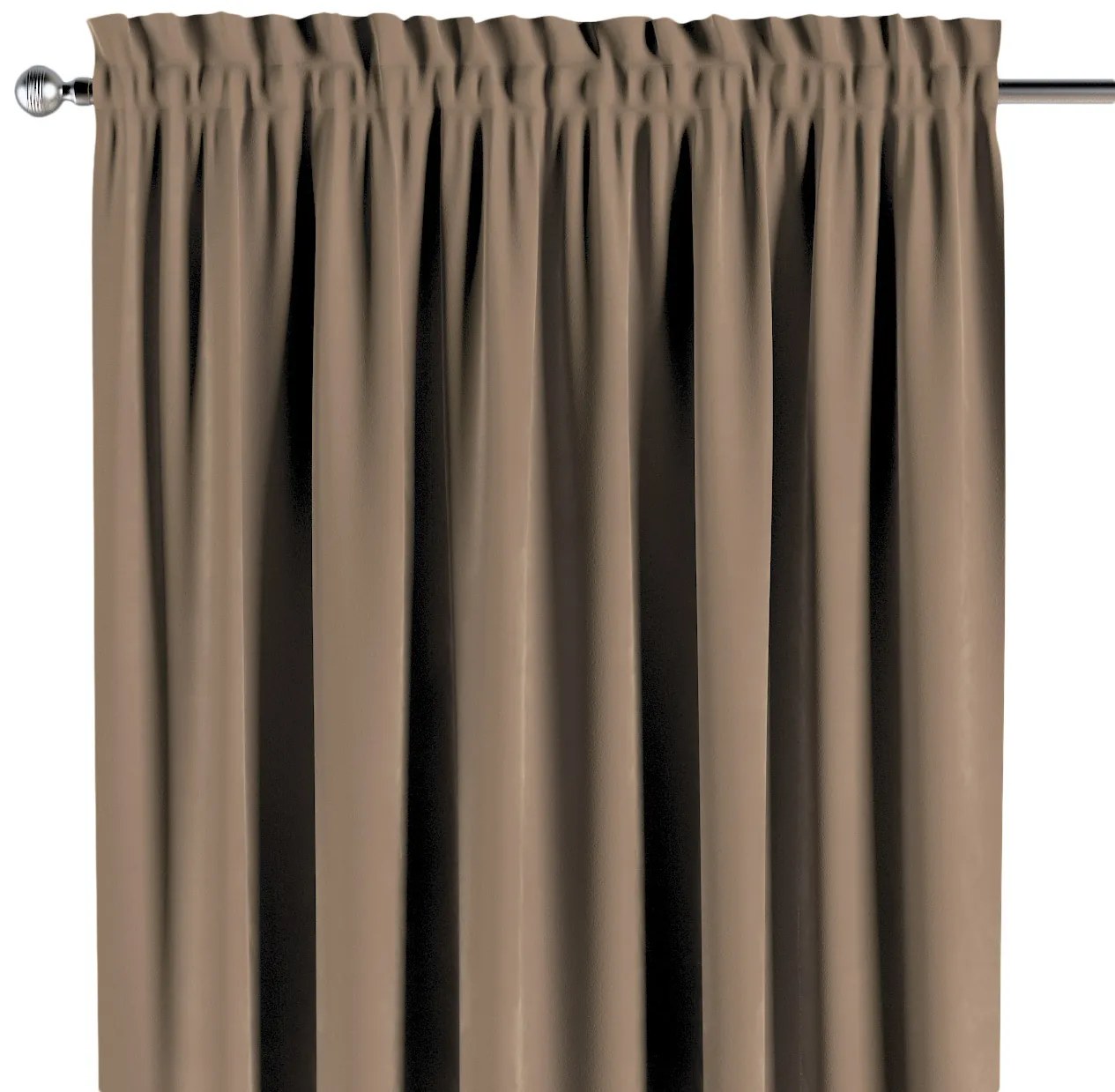 Záves s tunelom a volánom