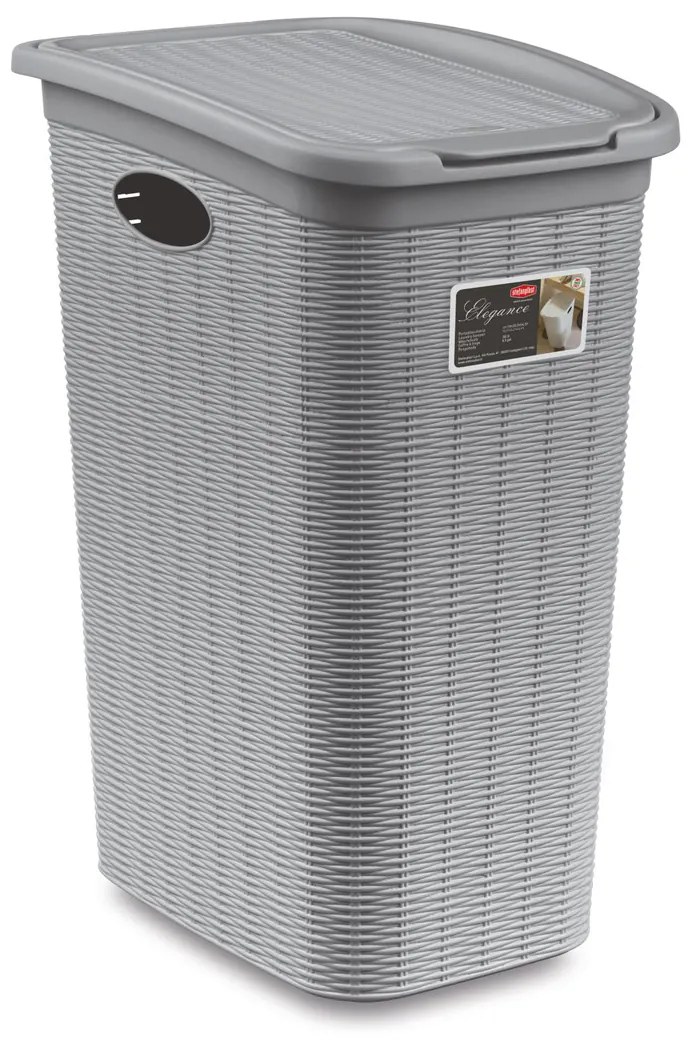 STEFANPLAST Kôš na bielizeň Elegance 36 l, šedý