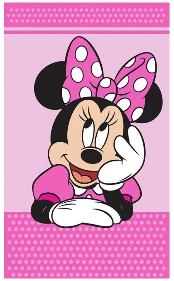 Detský uterák Minnie Mouse - Disney - 100% bavlna - 30 x 50 cm
