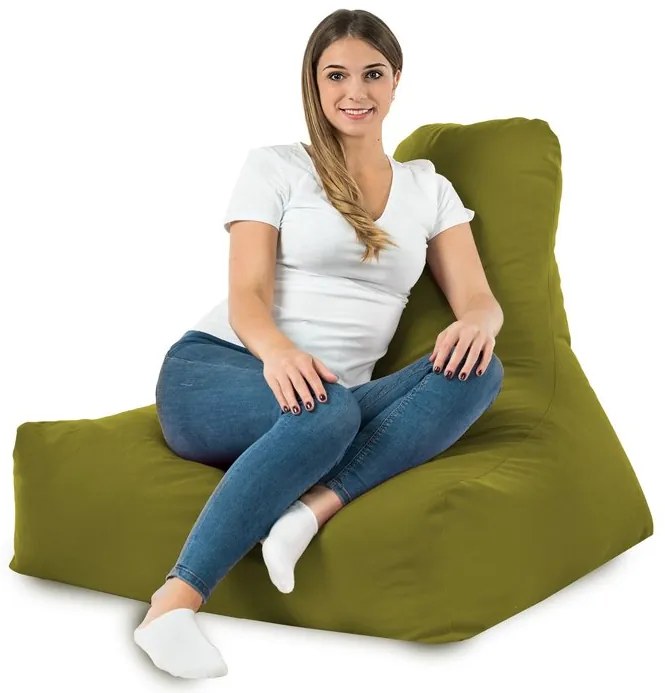 Sedací vak Bali Plyš Farba: Zelený