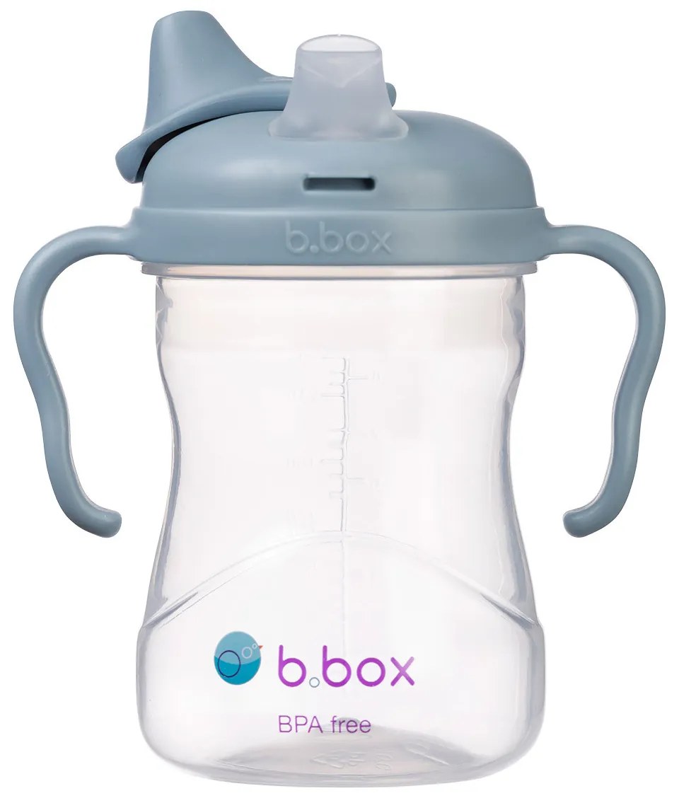 Hrnček s náustkom 4m+ - svetlomodrý 240 ml