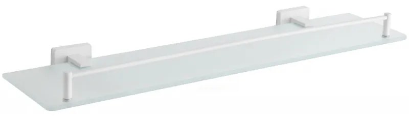 Mexen príslušenstvo, ARNO kúpeľnová sklenená polička, biela, 7020737-20