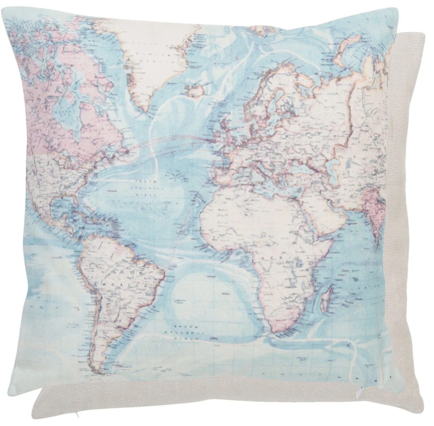 Povlak na vankúš Map - 40 * 40 cm Povlak na vankúš Map - 40 * 40 cm