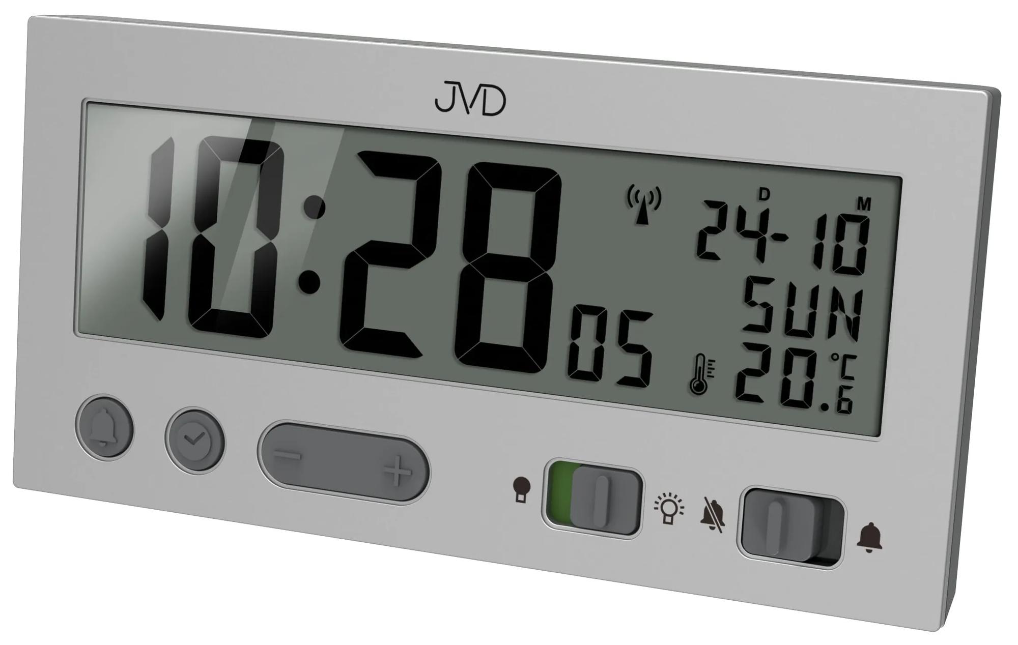 Rádiom riadený budík JVD RB9410.1, 13cm