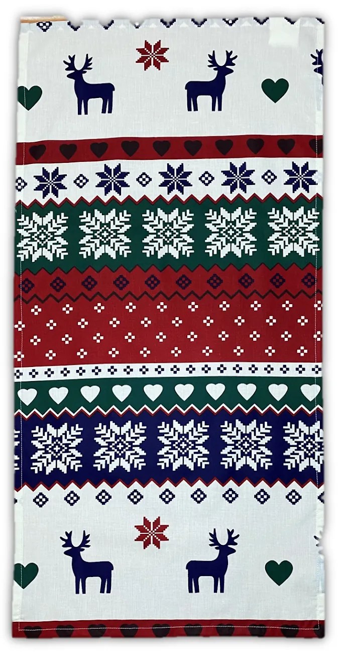 INTERMEDIC SK Vianočný obrus Christmas Time blue/green 40x80 cm