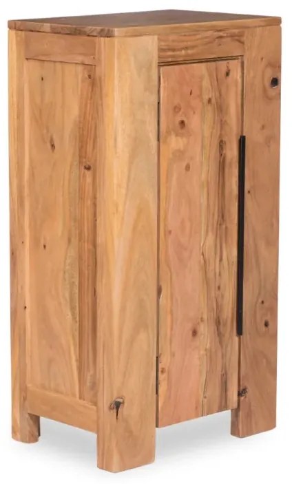 furniture-nabytek.cz - Masívna kúpeľňová skrinka Auckland z akácie, lakovaná, hnedá