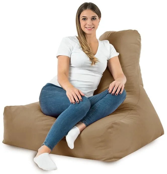 Sedací vak Bali Plyš Farba: Béžový