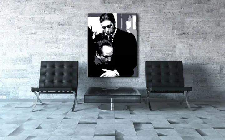 Ručne maľovaný POP Art obraz GODFATHER | rôzne rozmery